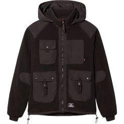 Alpha Industries Mixed Media Fleece Full-Zip Hoodie - Men's -Men's Outdoor Gear BLA 18