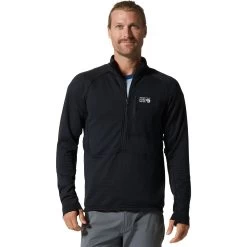 Mountain Hardwear Polartec Power Grid Half-Zip Jacket - Men's -Men's Outdoor Gear BLA 7