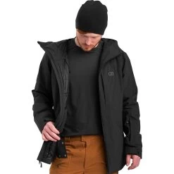 Outdoor Research Snowcrew Jacket - Men's -Men's Outdoor Gear BLA D3 3