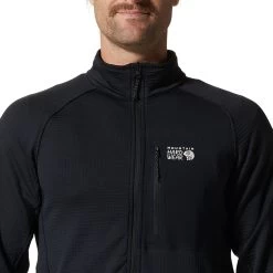 Mountain Hardwear Polartec Power Grid Half-Zip Jacket - Men's -Men's Outdoor Gear BLA D5 2