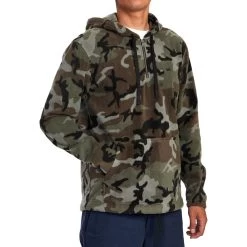 RVCA Yukon 1/4-Zip Hoodie - Men's -Men's Outdoor Gear CAM D3