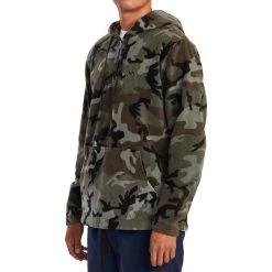 RVCA Yukon 1/4-Zip Hoodie - Men's -Men's Outdoor Gear CAM D4