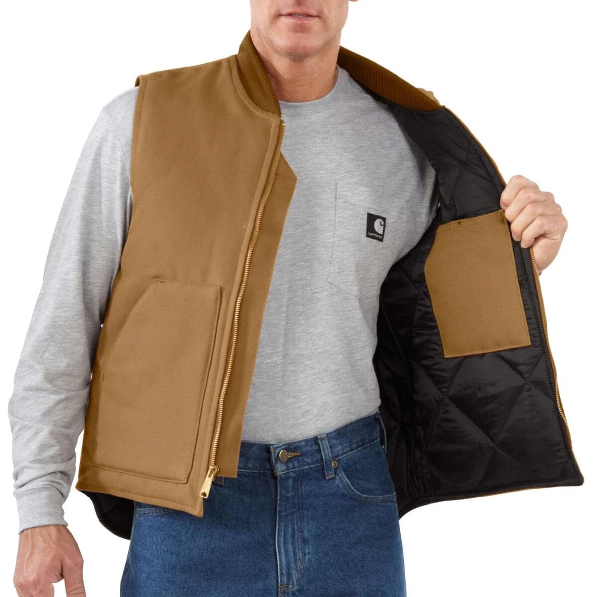 Carhartt Duck Vest - Men's 4 Carhartt Duck Vest - Men's - Image 2