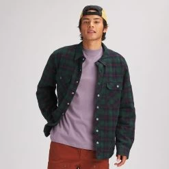 Stoic Plaid Shacket - Men's -Men's Outdoor Gear EMEPLA 1