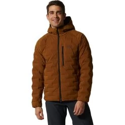 Mountain Hardwear StretchDown Hooded Jacket - Men's -Men's Outdoor Gear GOLBRO