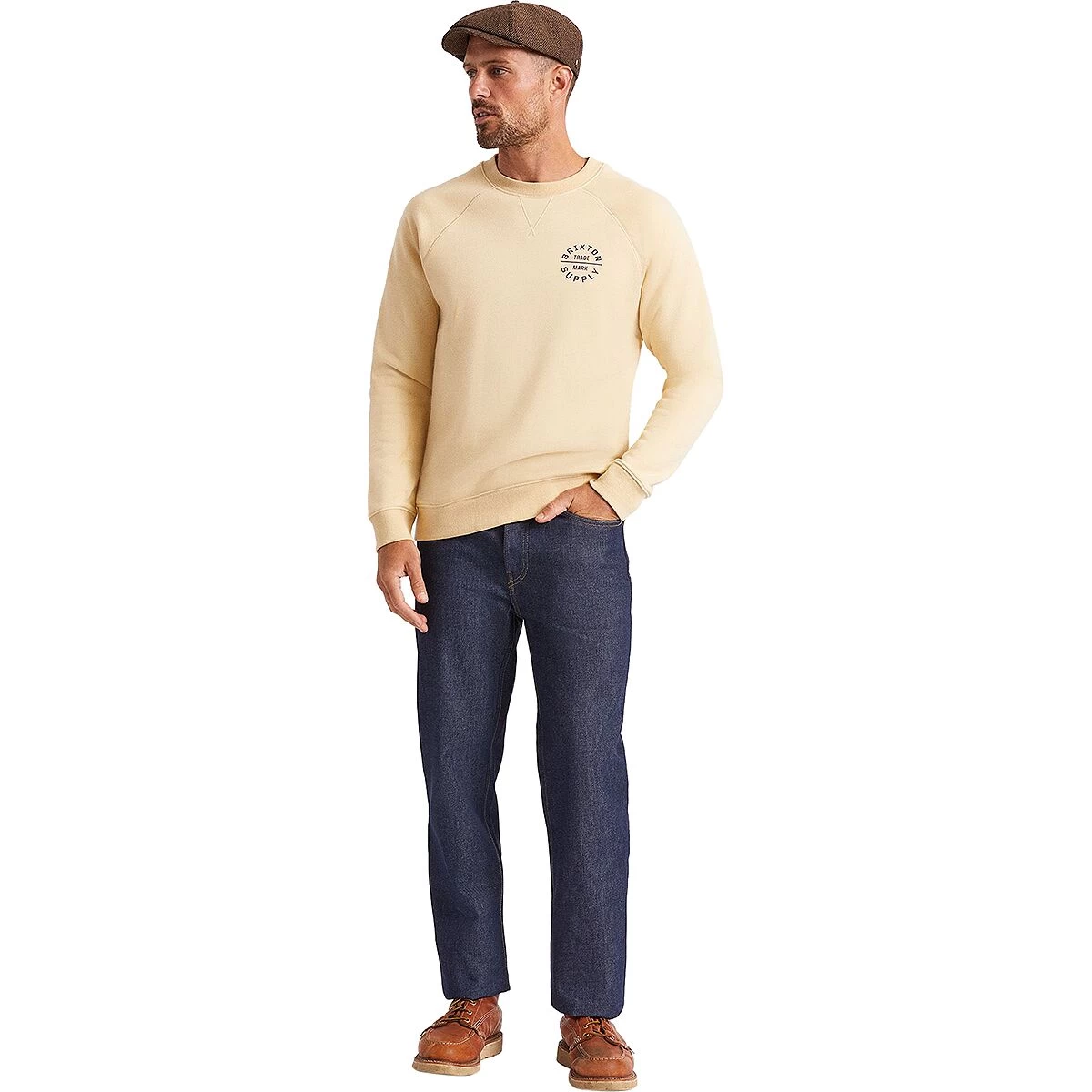 Brixton Oath V Crew Sweatshirt - Men's 5 Brixton Oath V Crew Sweatshirt - Men's - Image 3