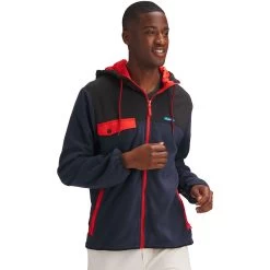 KAVU Peoh Point Fleece Jacket - Men's -Men's Outdoor Gear INK