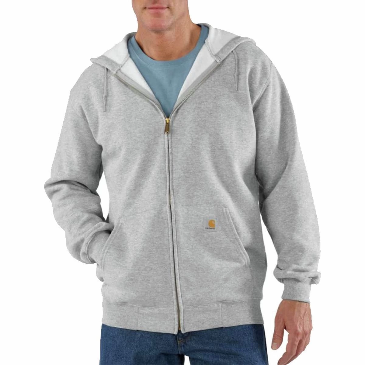 Carhartt Midweight Full-Zip Hooded Sweatshirt - Men's 5 Carhartt Midweight Full-Zip Hooded Sweatshirt - Men's - Image 3