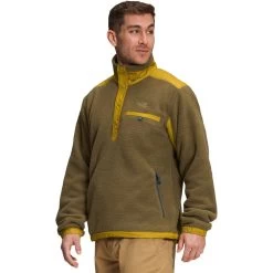 The North Face Royal Arch 1/4-Snap Jacket - Men's -Men's Outdoor Gear MIOLMIGOSHBL D2