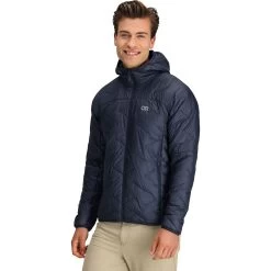 Outdoor Research SuperStrand LT Hoodie - Men's -Men's Outdoor Gear NAVBLU 1