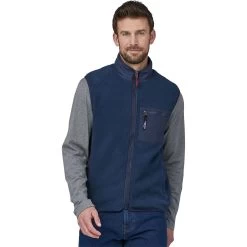 Patagonia Classic Synchilla Fleece Vest - Men's -Men's Outdoor Gear NEWNAV 1