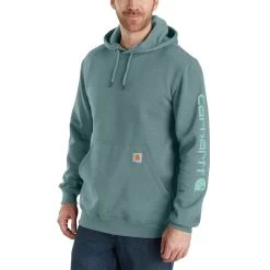 Carhartt Midweight Signature Sleeve Hooded Sweatshirt - Men's -Men's Outdoor Gear SEAPINHEA