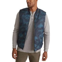 Marine Layer Packable Puffer Vest - Men's -Men's Outdoor Gear SKYCAP