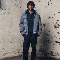 Alpha Industries Mixed Media Fleece Full-Zip Hoodie - Men's -Men's Outdoor Gear SLABLU D8