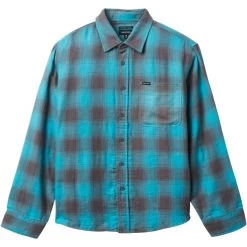 Brixton Bowery SW Long-Sleeve Flannel - Men's -Men's Outdoor Gear TEAPEB D2