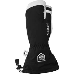 Hestra Army Leather Heli 3-Finger Glove - Men's -Men's Outdoor Gear AL3FBLK