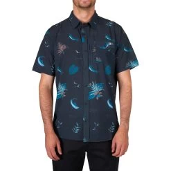 Salty Crew Ernesto Short-Sleeve Perforated Tech Woven Shirt - Men's