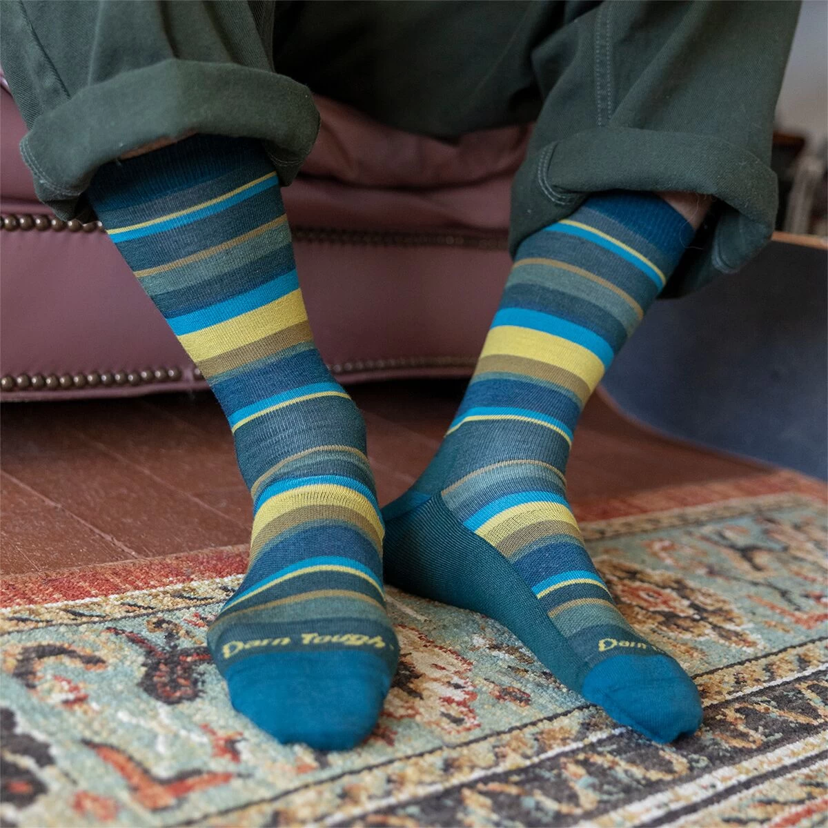 Darn Tough Druid Lightweight Lifestyle Crew Sock 7 Darn Tough Druid Lightweight Lifestyle Crew Sock - Image 5