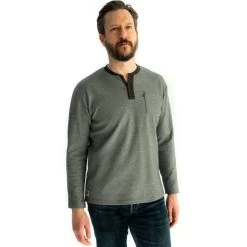 Trek Henley - Pique - Men's -Men's Outdoor Gear CHA 1