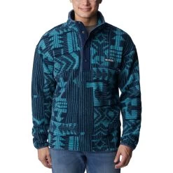 Columbia Helvetia Half-Snap Fleece - Men's -Men's Outdoor Gear COLNAVPAS