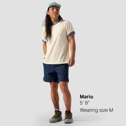 Stoic Ringer Short-Sleeve T-Shirt - Men's -Men's Outdoor Gear CRELIGNAV D4