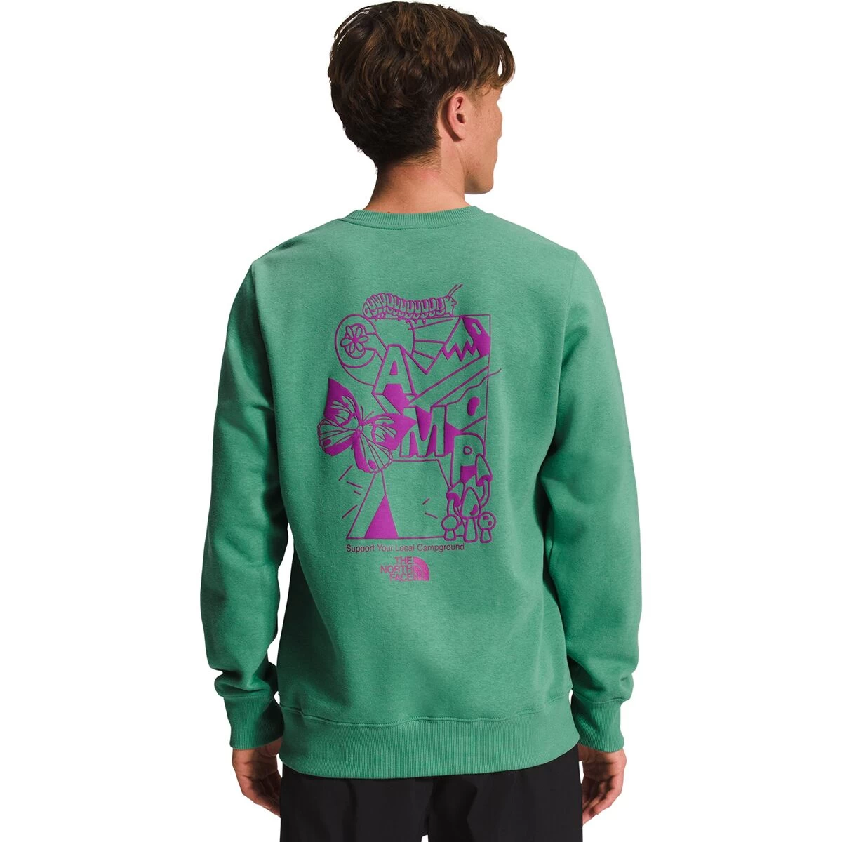 The North Face Places We Love Crew Sweatshirt - Men's 4 The North Face Places We Love Crew Sweatshirt - Men's - Image 2