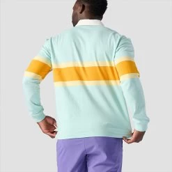 Stoic Long-Sleeve Rugby T-Shirt - Men's -Men's Outdoor Gear EGGBLUSTR D1