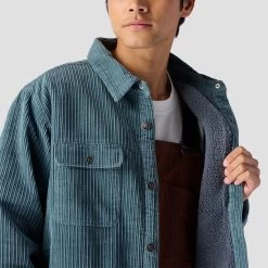 Corduroy High Pile Fleece Lined Shirt Jacket - Men's 17 Corduroy High Pile Fleece Lined Shirt Jacket - Men's -Men's Outdoor Gear GOBBLU D2