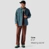 Corduroy High Pile Fleece Lined Shirt Jacket - Men's -Men's Outdoor Gear GOBBLU D4