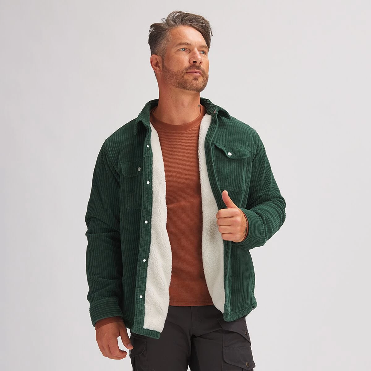 Corduroy High Pile Fleece Lined Shirt Jacket - Men's 5 Corduroy High Pile Fleece Lined Shirt Jacket - Men's - Image 3