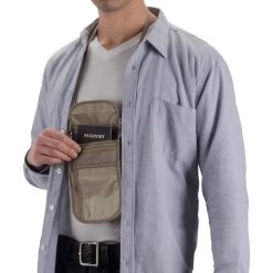 Eagle Creek Undercover DLX Neck Wallet -Men's Outdoor Gear KHA D4 3