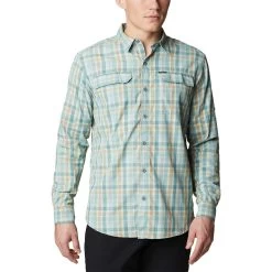 Columbia Silver Ridge 2.0 Plaid Long-Sleeve Shirt - Men's -Men's Outdoor Gear METGATPLA