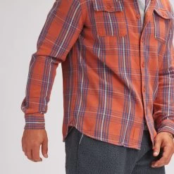 Flannel Button Down Shirt - Men's