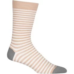 Icebreaker Lifestyle Fine Gauge Crew Stripe Sock - Men's