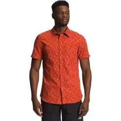 The North Face Short Sleeve Baytrail Pattern Shirt - Men's -Men's Outdoor Gear RUBRTNDIPR