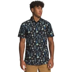 The North Face Short Sleeve Baytrail Pattern Shirt - Men's -Men's Outdoor Gear SUSOBLCASTPR